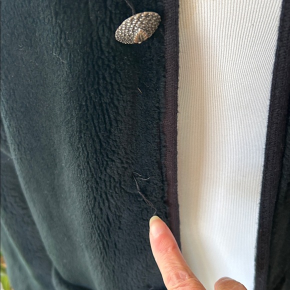 Vintage Nordic Lights Reversible Oversized Faux Fur Coat Size Medium flaw - Picture 9 of 16